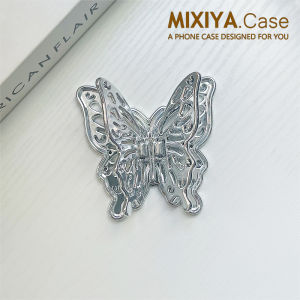 Three-Dimensional Mobile Phone Bracket Butterfly Cut Out Double Layer Fancy Adhesive Creative Personalized Pendant Patch Accessories Desktop Bean Bag Binge-watching Foldable Drop-Resistant Xiaohongshu Same Style Young Adult Heart Girlfriends Portable