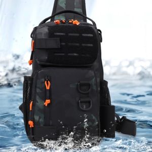 Ready Stock!! LEEFO Tactical Camouflage Army Men Chest Bag Pu Waterproof