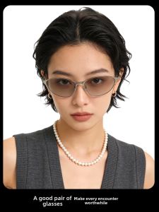 Evil Pet | Punk Cat Eye Trendy Stylish Metal Sunglasses