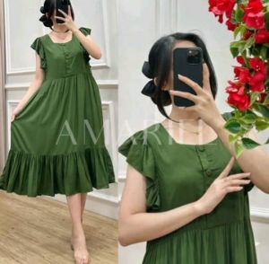 DRESS/DASTER INNARA || KAIN RAYON SUPER PREMIUM