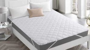 Nile Valleys 5 Star Hotel Micro Fibre Mattress Protector with Mite Guard. Sleep Safely