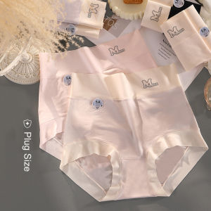 Xuderong 2XL-3XL High Waist Plus Size Underwear for Women Modal Seamless Panties Girls Briefs Female Lingerie 4 Pack