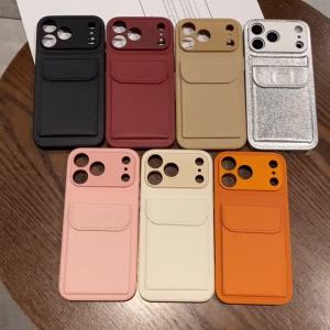 Leather Wallet Pocket Bracket Case For iPhone 17 Air 16 E 15 14 13 12 Mini 11 Pro X XS XR Max 7 8 Plus Card Holder Stand Cover