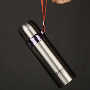 Stainless Steel 304 Insulated Portable Outdoor Water Bottle Large Capacity Bullet Head Tea Cup for Men And Women Students