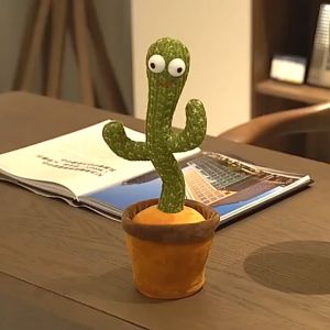 กระบองเพชรเต้นได้ พูดตามได้ 120 เพลง ตุ๊กตากระบองเพชรอัดเสียง มีเพลง เต้นได้ ของแท้ อัดเสียงได้ ร้องเพลงได้ cactus can dance กระบองเพชรเลียนเสียงพูด