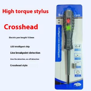 KS ไขควงเครื่องทดสอบไฟฟ้า LED แรงบิดสูงพร้อมชิปอัจฉริยะสำหรับตรวจจับวงจร