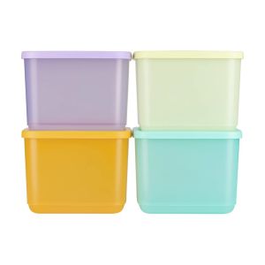 Tupperware 1L Airtight Food Storage Containers Freezer Safe BPA-free Box（4Pack）