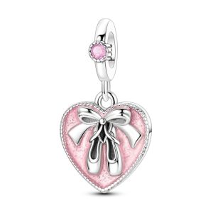 Chất Liệu Bạc 925 Xe Ngựa Bí Ngô Công Chúa Giày Ba Lê Hạt Charm Cho Vòng Tay Nữ Tự Làm Trang Sức Cổ Điển Thời Trang Quà Tặng