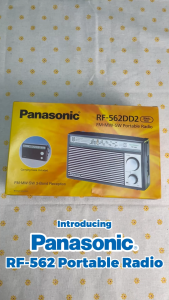 [New Arrival] PANASONIC RF-562 Portable Radio with FM MW SW 3-Band Reception 8cm Speaker Unit & 800mW Power