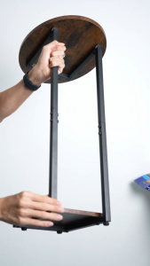 โต๊ะข้างทรงรีเล็ก โต๊ะกาแฟขนาดกะทัดรัดสไตล์เรโทร โต๊ะน้ำชาเรียบง่าย สไตล์โมเดิร์น