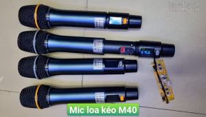 Mic Loa Kéo Cao Cấp M40- Chống Hú Tốt - Âm Thanh Hay - Kiểu Dáng Đẹp