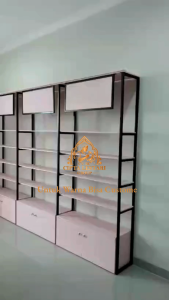 Rak Display Kosmetik 4 Rak Toko KosmetikIRak Display Toko RetailITerima Custome Warna
