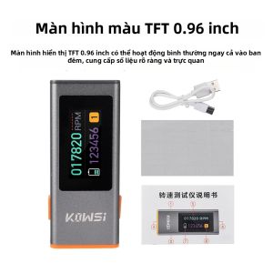 Gaqqee | Máy Đo Tốc Độ Hồng Ngoại TFT 096 Inch Máy Đo Tốc Độ Laser Không Tiếp Xúc DC 5V 05A Type-C Để Đo Lường Công Nghiệp