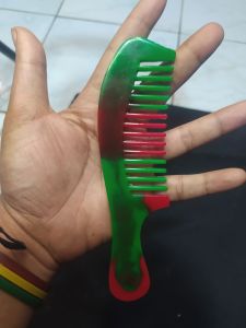 Sisir Rambut Resin Epoxy High Quality ( Bisa Custom Warna Sesuai Keinginan Max Campur 3 Warna) / Sisir Rambut Unik / Sisir Rambut Glitter Unik