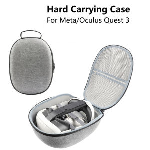 Hard Carrying Case for Oculus/Meta Quest 3 VR Headset & Quest 3 VR AccessoriesTravel and Home Storage (Grey)