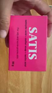 Bánh Xà Phòng SATIS/SATID - Giúp lỗ chân lông thông thoáng hạn chế tình trạng bí da giảm tiết dầu (80g)