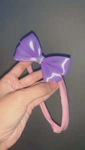 Bandana mini pita satin / bandana bayi 0-2 tahun