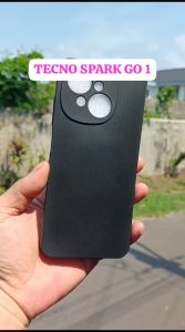 CASING TECNO SPARK GO 1 SILIKON BLACK HITAM RING MAGSAVE SOFT CASE HANDPHONE