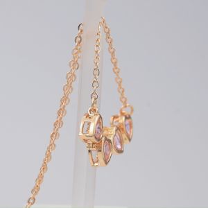 Hyl Jewelry 318N Kalung Titanium Wanita Karat Emas Silver Asli Panjang Muda Dan Anti Luntur