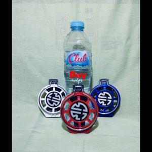 TEMPAT BOTOL MINUM SEPEDA MOTOR.MERAHPUTIHBIRU