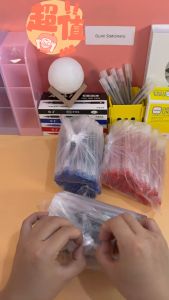 LILY&ADORA 100pcs Ballpen Set 0.5mm Gel Pen Black Sign Pen Students Neutral Pen 3 Colors Ball Pen Set