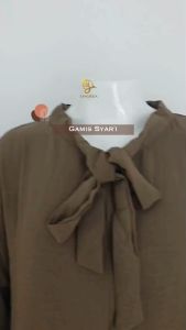 KHATIJAH GAMIS SYARI | MAXI DRESS HIJAU ARMY SYARI LD 130