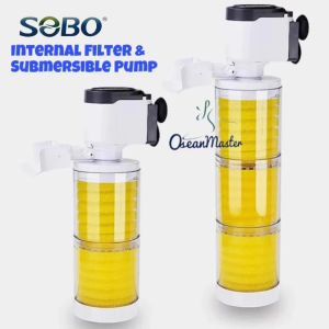 Aquarium Filter Pam Rendam Penapis Akuarium Sobo Osean Master 3 Fungsi dengan Output Oksigen Tinggi Peredaran Air Penjimatan Tenaga Tenaga filter water aquarium 鱼缸过滤器净水器