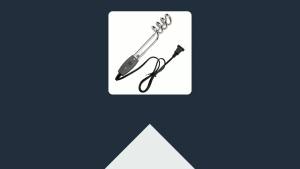 Portable Electric Immersion Water Boiler Heater 10 inch Steel 1000W-110V