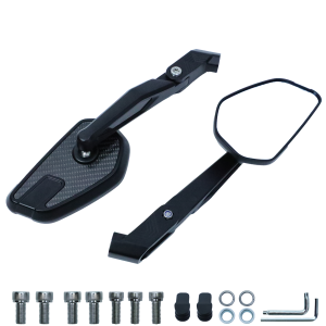 For YAMAHA XMAX300 NMAX155 Honda ADV350 ZONTES 368G Motorcycle View Mirrors Carbon Fiber Al Alloy Rotatable Side Rear Mirrors