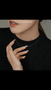 CC Wardrobe Luxury Mermaid Tears Crystal Necklace - Unique Ocean Jewelry Gift for Women and Girls Birthday Wedding