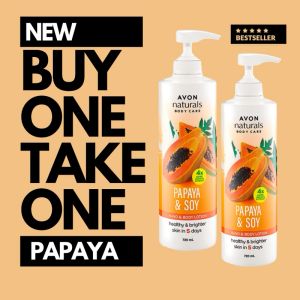 BODY CARE WHITENING AVON NATURALS LOTION 720ML(BIG)