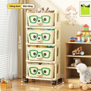 YIXUAN | Giá Đựng Đa Tầng Có Bánh Xe