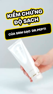 [TEM PHỤ + VAT] Sữa rửa mặt Hàn Quốc tạo bọt làm sạch sâu đồng thời bảo vệ da DR.PEPTI Galacto Cleansing Foam 110ml