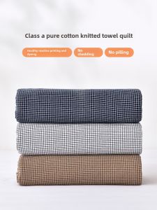 Japanese Style Gauze Towel Quilt Pure Cotton Single Double Summer Thin Adult Office Air Conditioner Nap Sofa Cover Blanket
