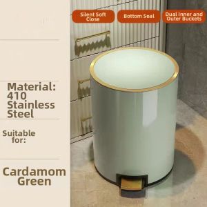 Elegant Lidded Trash Can
