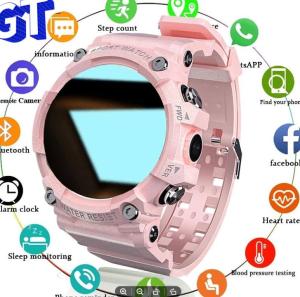 Full Touch Screen Smartwatch for Women Original 2024 Waterproof Smart Digital Watch Men Women Pedometer Heart Rate Blood Pressure Fitness Tracker Sport Watch