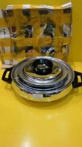 Nồi lẩu thép nội địa Nhật size 23cm cao 8cm (mã 993) Dùng được bếp từ