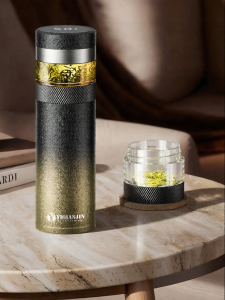 YIQIANJIN | High-end Tea Brewing Titanium Thermos Cup