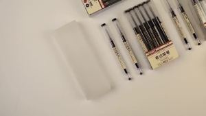 Fashion 0.5mm Black Blue Red Color Gel Pen Marker School Office Supply Student Exam Writing Stationery Party Gift 1/10pcs