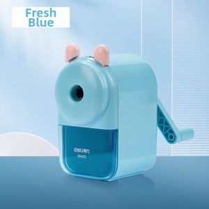 deli | Large Opening Pencil Sharpener for Triangular Pencils Children Students
