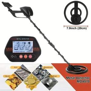 Máy Dò Kim Loại Chống Nước Độ Nhạy Cao MD4070 Tìm Kho Báu Vàng Đồ Trang Sức Tiền Xu Dưới Lòng Đất Với Đầu Dò GP