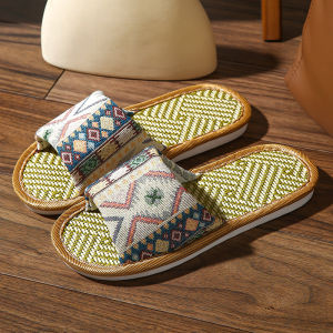LENIHALC | Slip-Resistant Grass Summer Slippers