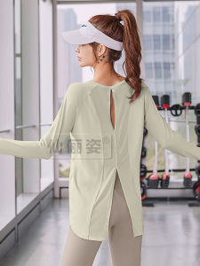Womens Casual Sportswear Set Long Sleeve Breathable Quick Dry Fitness Clothes Running Training Gym Tops Bottoms Polyester Fiber