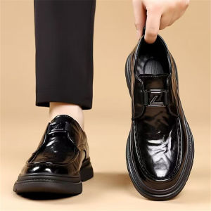 NUDANLAI | Spring New Business Formal British Style Easy Slip-On Leather Shoes