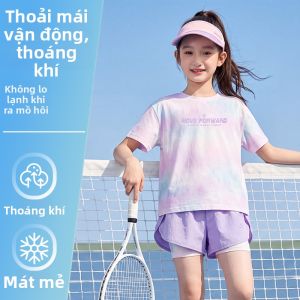 Moonkids | Quần Áo Thể Thao Mùa Hè Cho Bé Gái Khô Nhanh