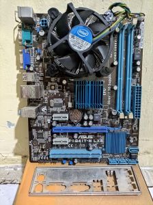 Mobo G41 DDR3 + Core 2 Duo + Fan