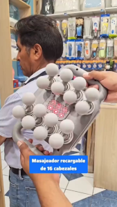 Máy Massage Đa Đầu 16 Đầu 9 Mức Lực | Máy Mát Xa Toàn Thân Cổ Vai Gáy Lưng Chân Thư Giãn