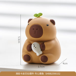 Đồ Trang Trí Bàn Làm Việc Chồn Nước Capybara Mô Hình Động Vật Dễ Thương Phong Cách Hoạt Hình Hài Lòng Động Lực Ổn Định Cho Văn Phòng Quà Tặng Sinh Nhật