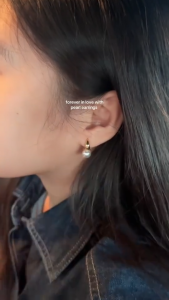 Drop Pearl Earrings Fashion Casual Hypoallergenicity Stainless Steel Jewelry Gift Earrings For Women