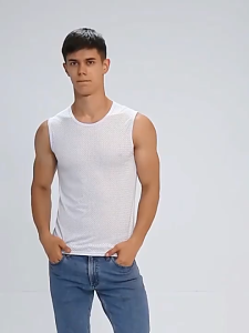 Mens Summer Quickly-dry Tank Top Breathable Casual Loose Fitness Sports Sleeveless Shirt Plus Size 3XL